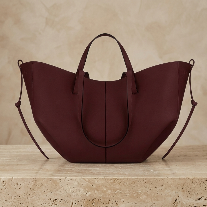 Spacious Tan Fox-Leather Everyday Shoulder Bag ZTS-CR-048