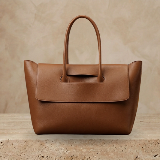 Shoulder Bag,  Premium Tan Vegan ladies handbag (ZTS-CR-066)