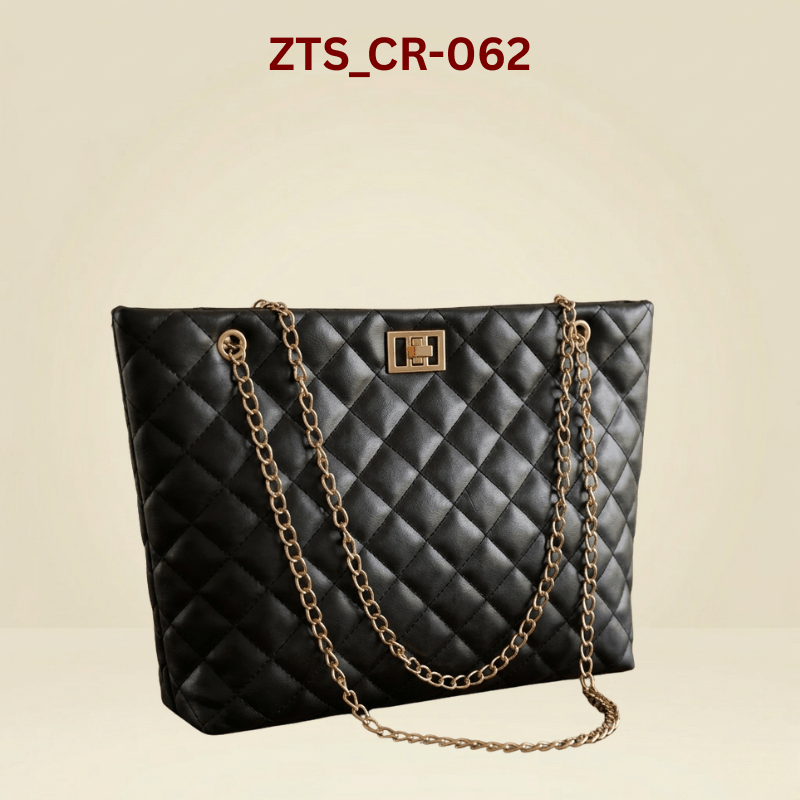 Elegant Quilted Chain Shoulder Bag  Premium Style ZTS-CR-062