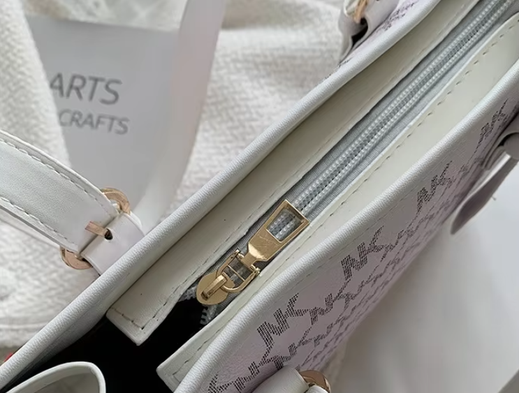 Tote Bag with Zip Closure FashionableZTS-CR