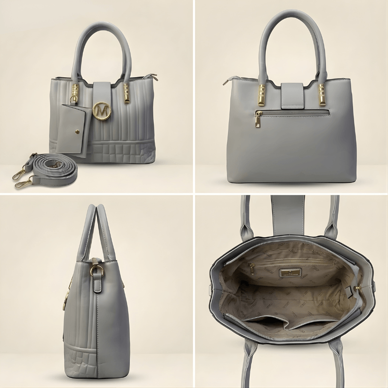 Premium Quilted Ladies Hand Bag With Pouch ZTS-CR-141