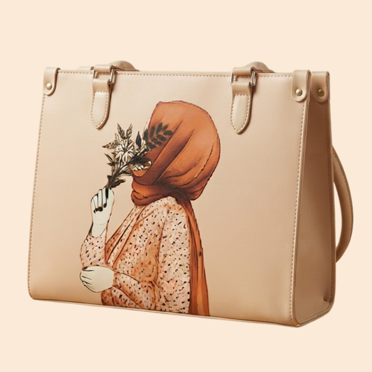 Hijabi Bag Elegant Square Art Handbag NP-CR-053