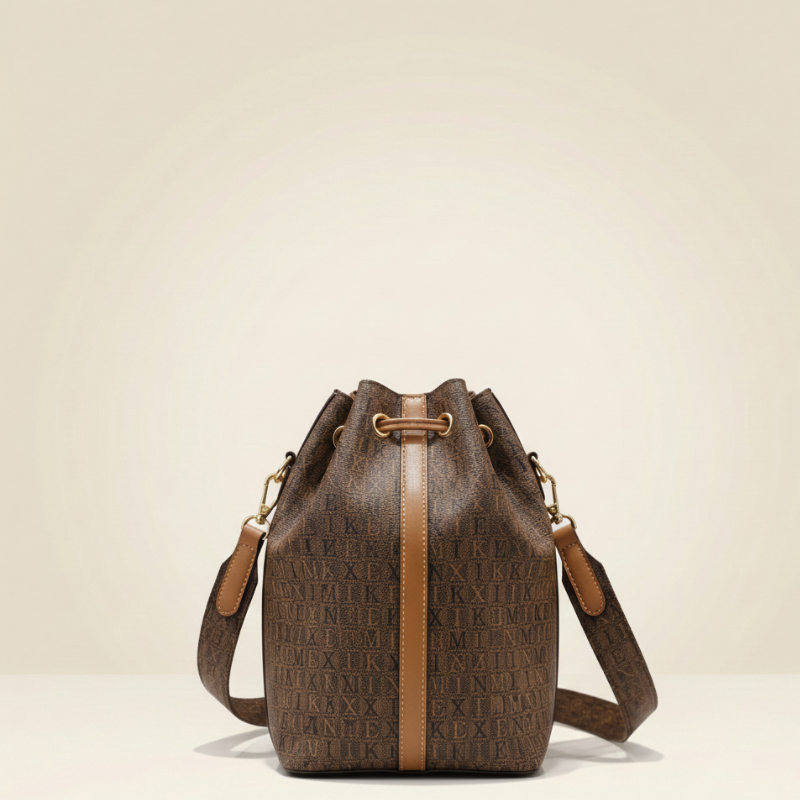 Multi Textured Ladies Tote Circular Monogram Bag ZTS-CR-139