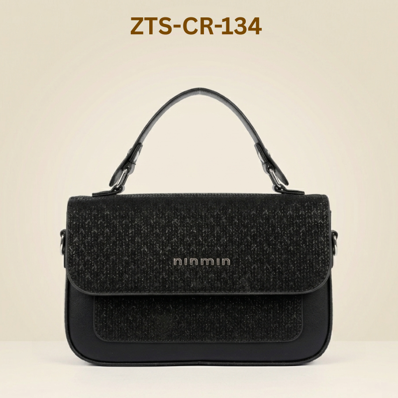 Crossbody Bag Designer Style Woven Satchel with Top Handle ZTS-CR-134