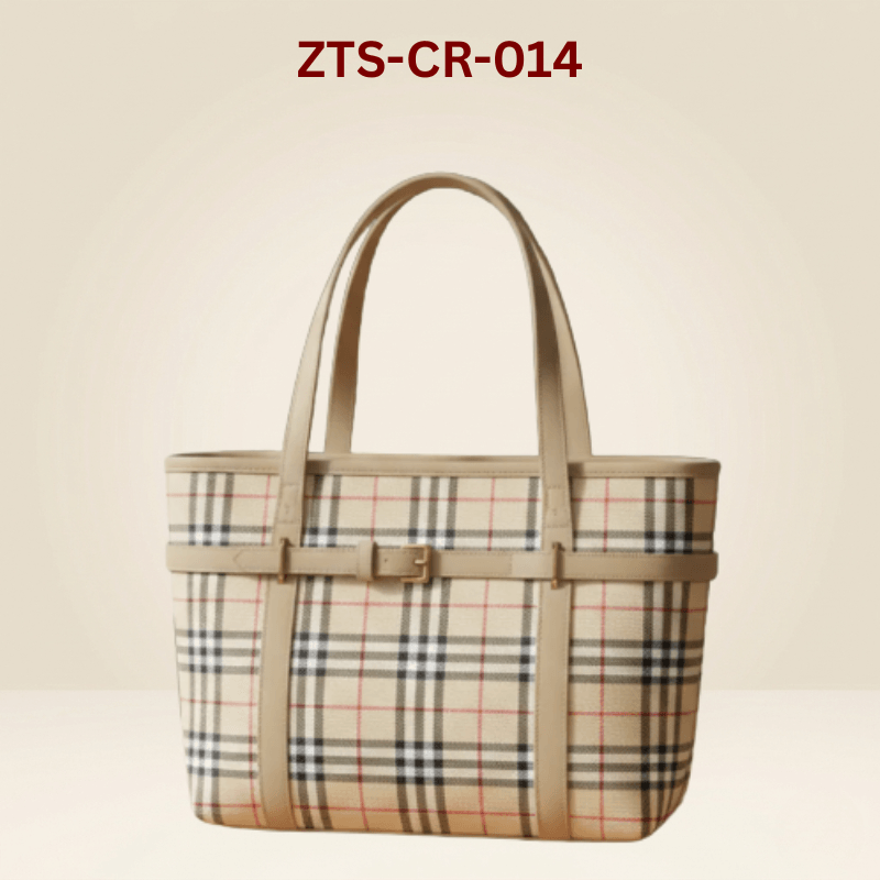 Tote bag  for women stylish ladies bag checkered tote bag  ZTS-CR-014